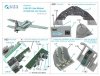 Quinta Studio QD48318 F4F-3 late 3D-Printed & coloured Interior on decal paper (Hobby Boss) 1/48
